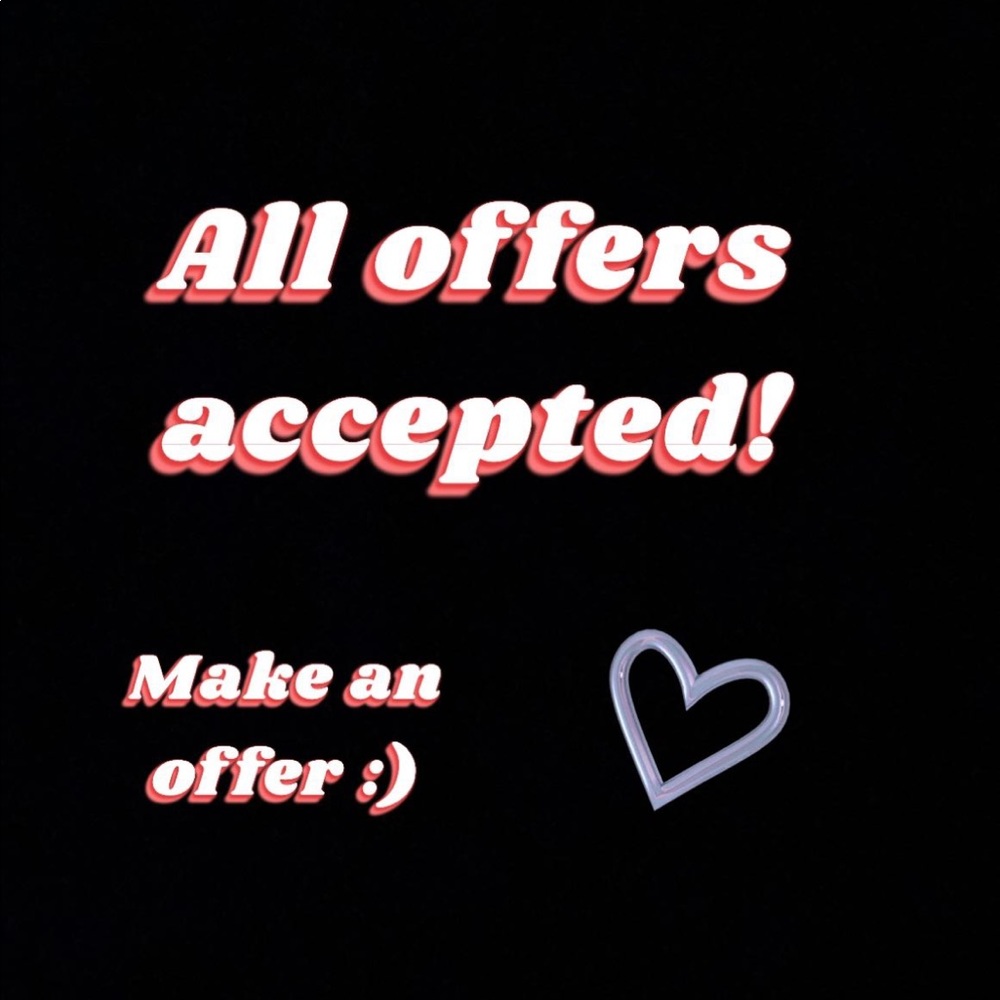 Make an offer on any item! Closet clean out :)
